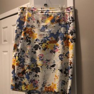 Floral Pencil Skirt